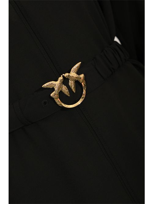 Abito corto Sfumato in crêpe tecnico Nero PINKO | 105586 A2QWZ99